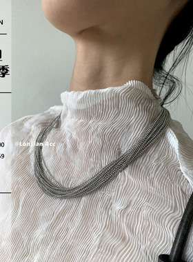 LonslanAcc多层串珠叠层百搭项链