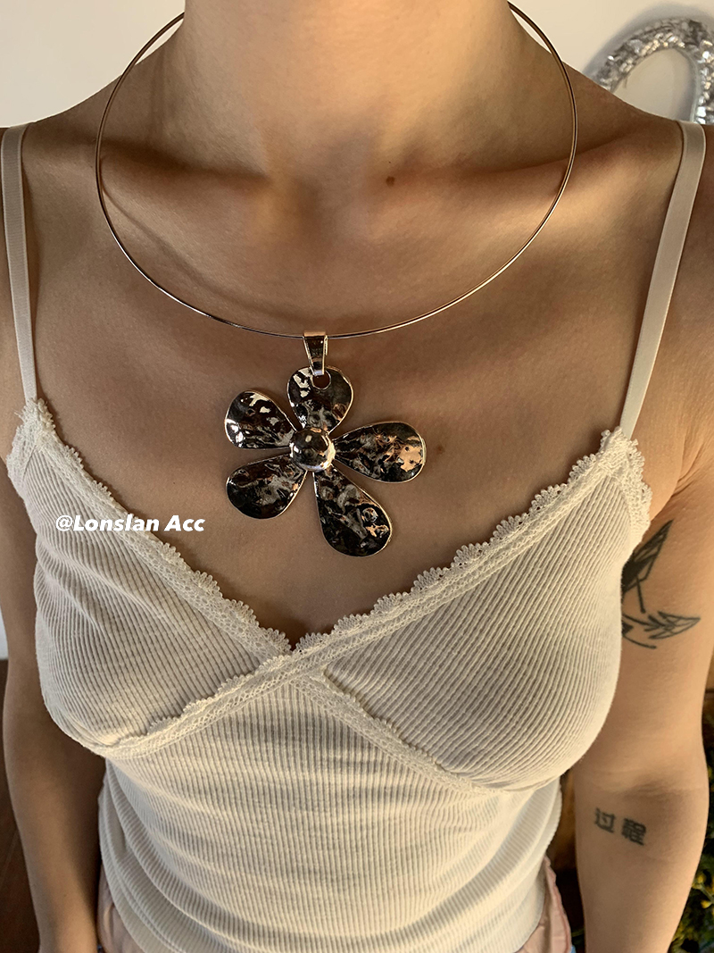 LonslanAcc花花点缀项圈颈链