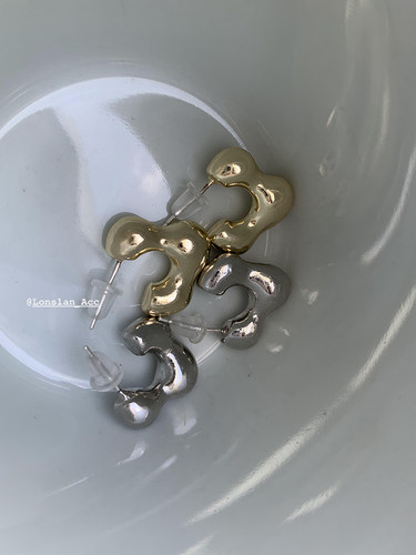 LonslanACC韩代不规则金属耳