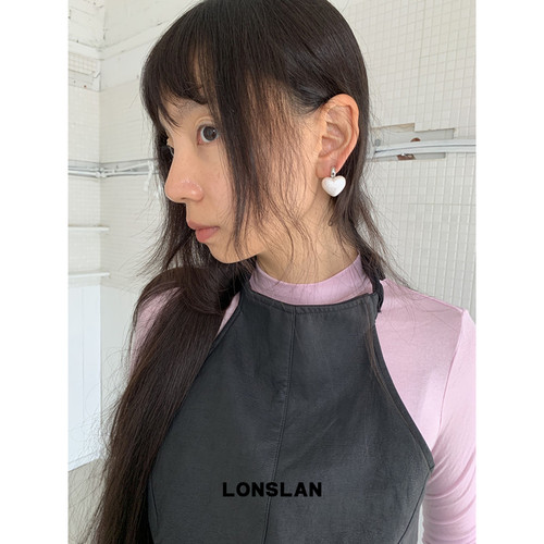 LONSLAN ACC 26早秋 精致爱心百搭时尚ins风耳环韩系高质感耳饰