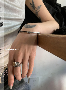 LonslanAcc法式咖色别致戒指