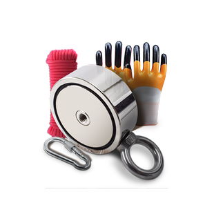 超强打捞磁铁强磁磁铁打捞神器吸盘双面打捞高强力大号磁石吸铁石