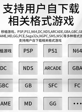 RG35XXSP游戏机IPS高清屏翻盖GBA口袋迷你版掌机HDMI连接开源掌上