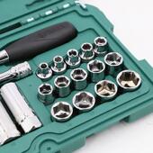 世达五金22件10MM火花塞棘轮套筒扳手汽车汽修维修工具套装 09524