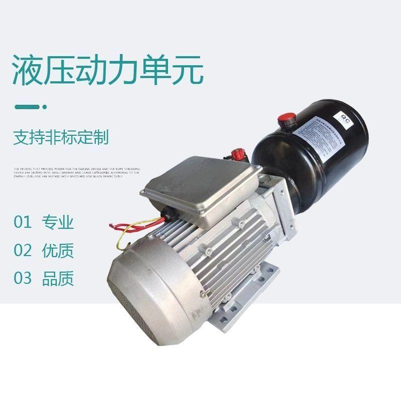 液压站动力单元总成交流220V380V单向升降货梯举升平台系统双向缸