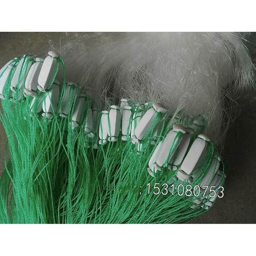 渔网1.5米6公分12公分三层网/鲫鱼粘鱼网70m大鱼小鱼通用