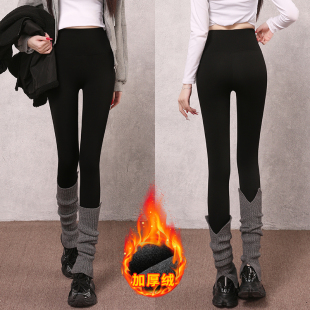 紧身 女秋冬外穿显瘦瑜伽收腹提臀保暖打底棉裤 2025新款 加绒鲨鱼裤