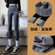收腹提臀瑜伽裤 保暖高腰打底裤 女秋冬外穿2025新款 加绒鲨鱼裤