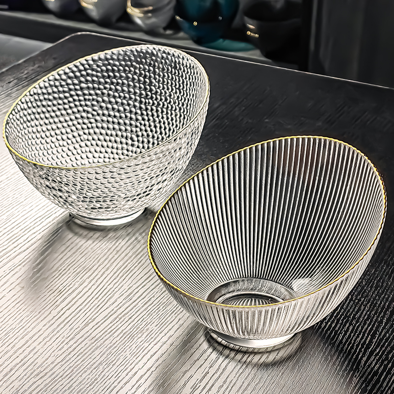 2025新款玻璃斜口沙拉碗水果盘