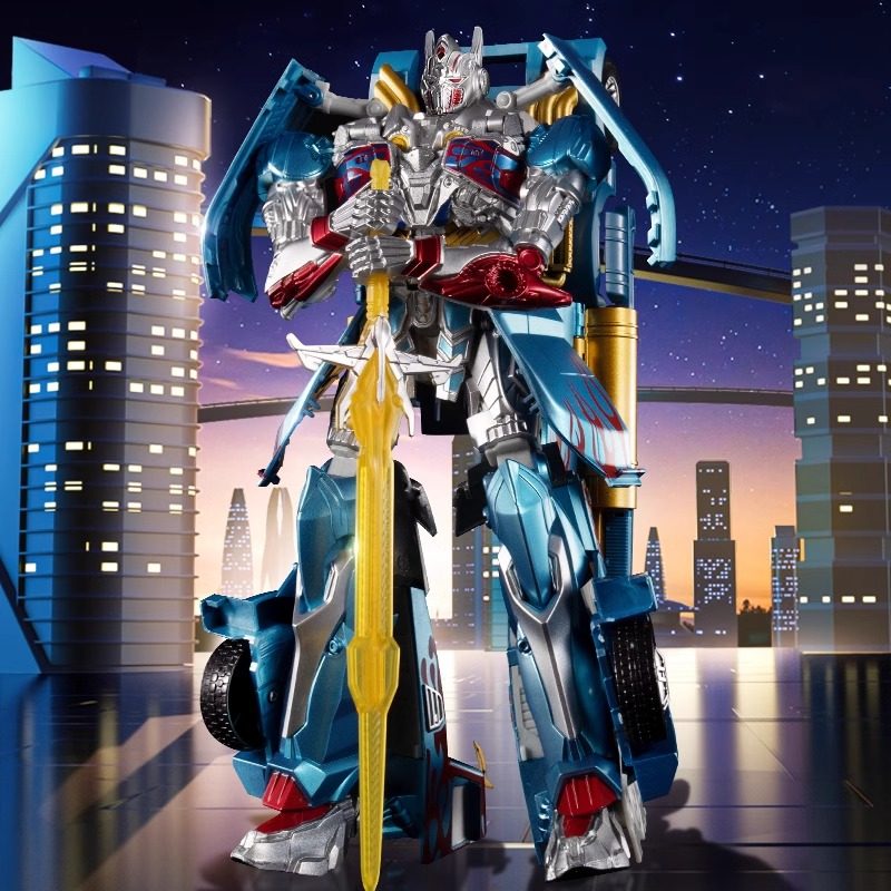 变形玩具擎天汽车柱金刚儿童大黄蜂机器人合金版模型男孩手办生日