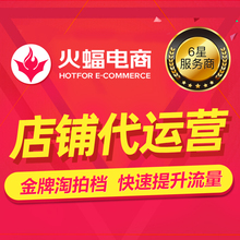 【火蝠电商】淘宝天猫整店代运营托管直通车推广店铺设计网店托管