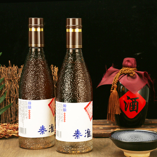 秦淮纯粮食白酒42度双沟镇酿造酒传统工艺高粱酒浓香型绵柔甘冽