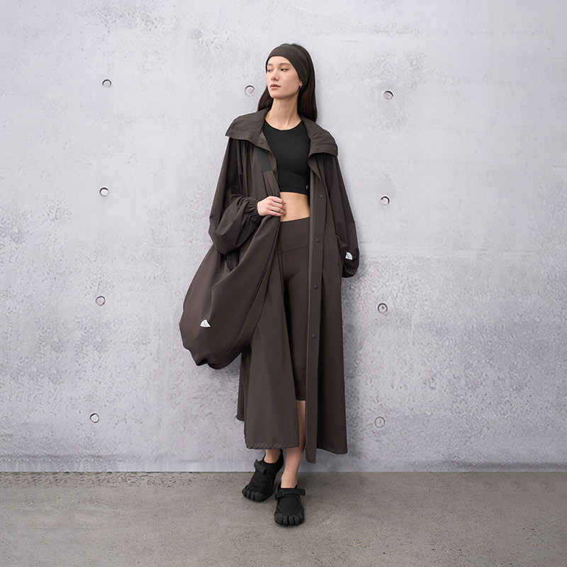 压胶工艺 半圆原创女装[运动]2026春季宽松休闲直筒型风衣外套女,女装/女士精品,风衣,淘宝优惠券,粉丝福利购,淘宝优惠卷