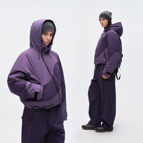 三合一复合可特面料防风拒水 半圆女装[运动]2025秋冬羽绒服女