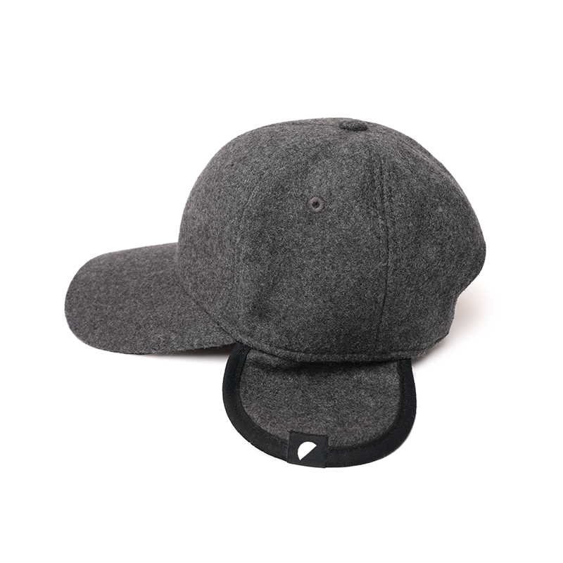羊毛混纺 半圆女装[运动]2025秋季两侧护耳可调节经典鸭舌帽女
