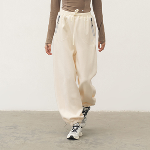 休闲轻户外运动束脚休闲裤 半圆女装 新款 2024冬季 女松弛感 运动