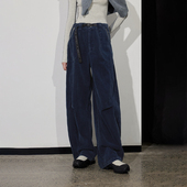 子女长裤 弯刀裤 2025冬季 加厚休闲灯芯绒裤 特价 半圆原创女装