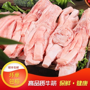 20斤生牛筋新鲜冷冻泡发500g无油去骨牛杂包邮新鲜牛腿筋牛蹄筋