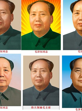 摆件客厅可画像中堂伟人画像