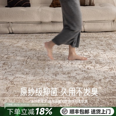 【大宅标配】法式凡尔赛复古轻奢客厅地毯别墅大宅新款地垫牛奶丝