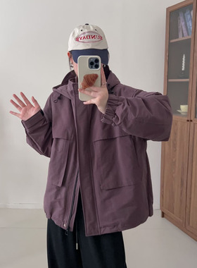 1.18 福利 CY-15039韩版90白鸭绒立体大口袋连帽冲锋羽绒服