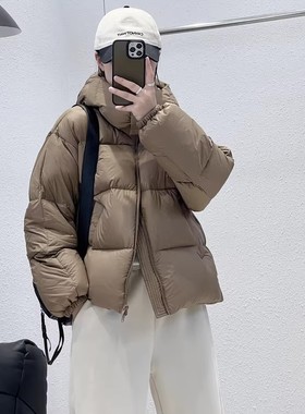 1.6 福利 AFN-2309欧货可拆卸帽双拉链头连帽面包羽绒服