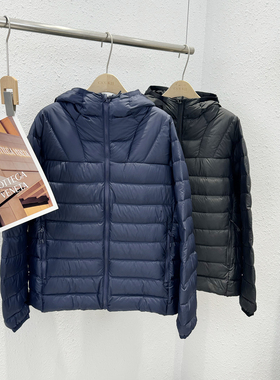 12.28 冬季新款 BF-7115男女同款90白鸭绒连帽轻便羽绒服外套