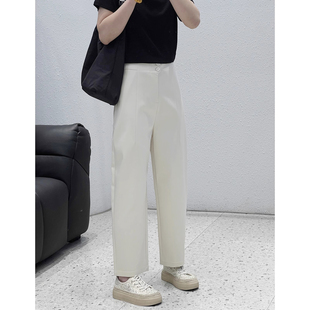 两粒扣高弹显瘦百搭九分豌豆裤 7.21 7200韩版 LLY 福利