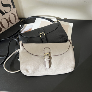 20597荔枝纹牛皮斜挎单肩小包包 7.21 福利