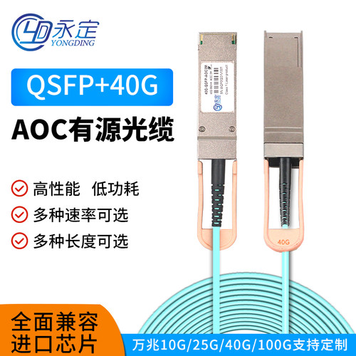 永定万兆有源AOC光缆10G/100G