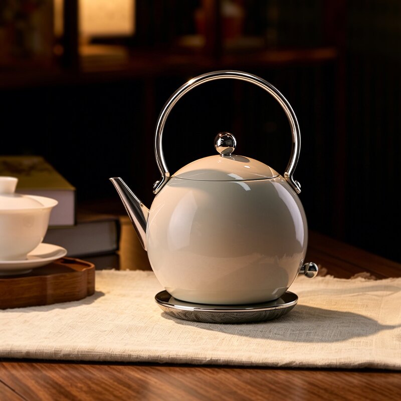 茶皇子小型复古高颜值烧水壶泡茶