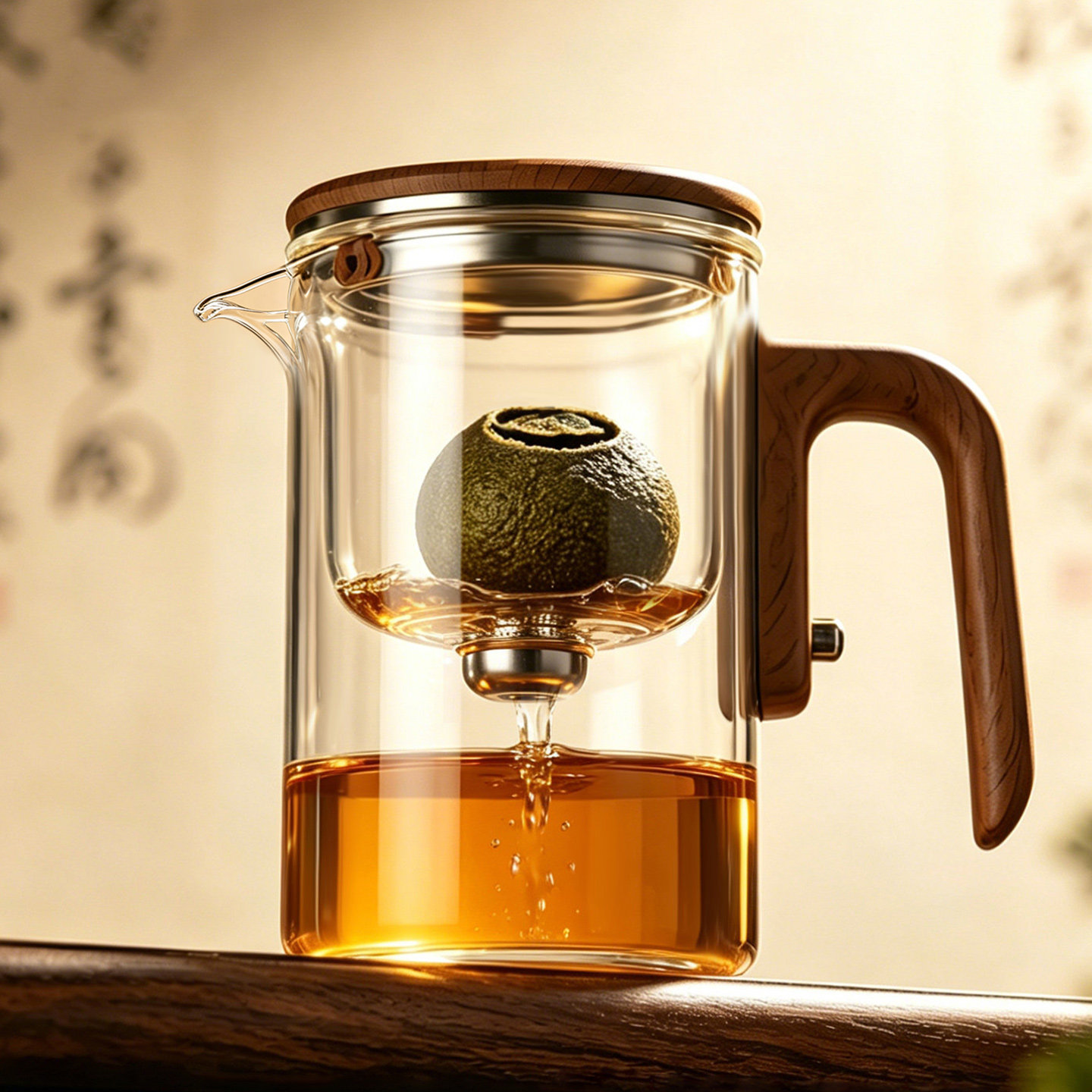 【新款】茶皇子玻璃飘逸杯泡茶壶图片