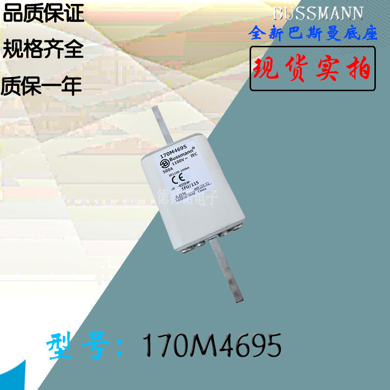 170M4666全新热卖供应巴斯曼熔断器170M4667库存现货直销170M4668