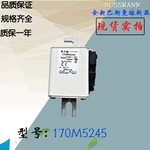 170M5242全新热卖供应巴斯曼熔断器170M5243电子保险丝170M5244