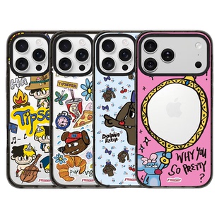 鼠鼠魔镜海豚出租适用于苹果17Air/iPhone16ProMax透明磁吸手机壳15promax全包保护套网红14镜面13防摔12系列