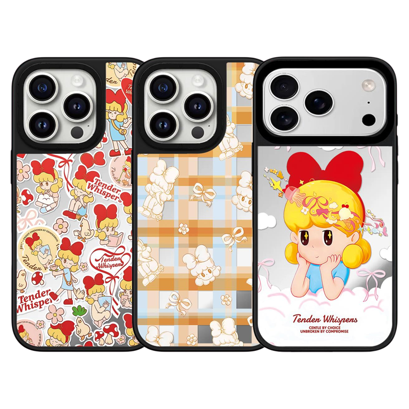 新款捧花少女贴纸头像适用于苹果17ProMax/Air镜面iPhone16Pro透明15防摔14高级感13可爱12磁吸手机壳保护套,3C数码配件,手机保护套/壳,淘宝优惠券,粉丝福利购,淘宝优惠卷