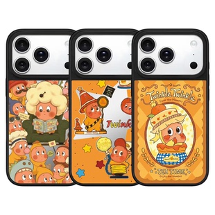 新款 Air镜面iPhone16Pro磁吸15防摔14高级感13卡通12系列手机壳保护套 爆炸头星星人环绕适用于苹果17ProMax