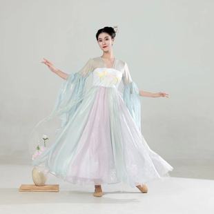 九霄【琳琅】原创汉服同款古典舞舞蹈服唐制演出服大裙摆练功服女