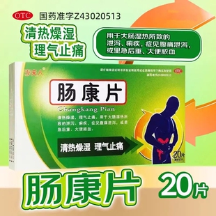 李夫人肠康片20片腹痛腹泻痢疾理气止痛清热燥湿大便脓血LY