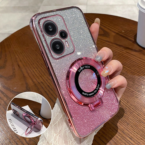 适用小米POCOF5带支架防摔全包