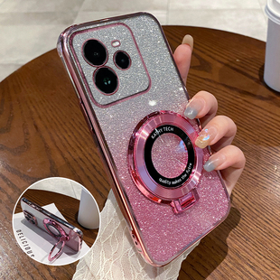 适用小米15S手机壳新款mi全包防摔曲屏硅胶保护套十五s15专用带支架款xiaomi女5g男高级感新机m红米s15软外壳