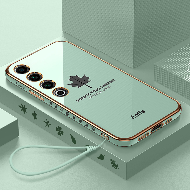 适用魅族21pro硅胶防摔壳送钢膜