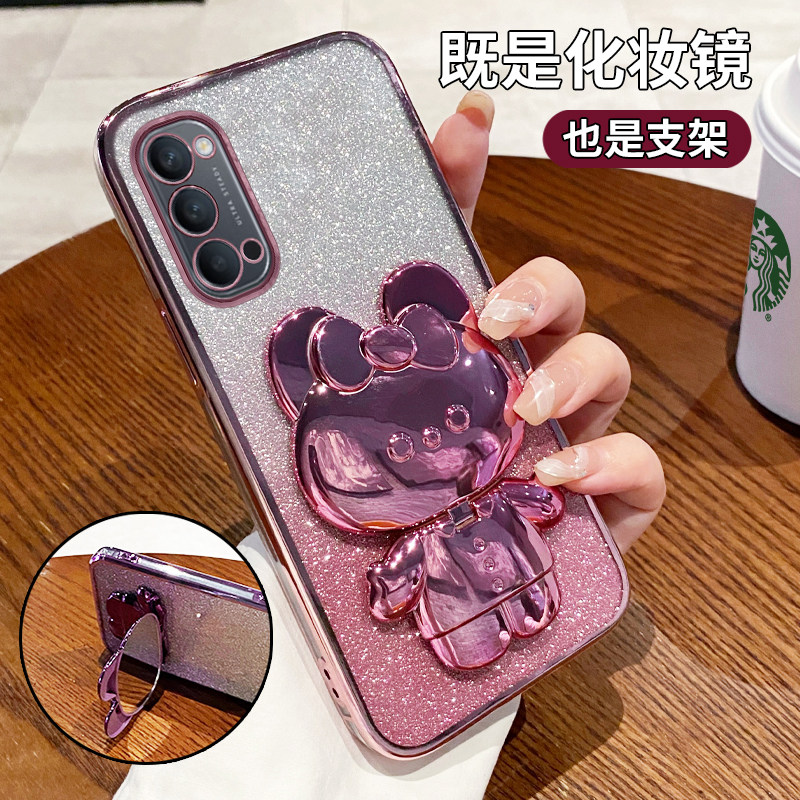 适用OPPOReno4防摔全包手机壳软