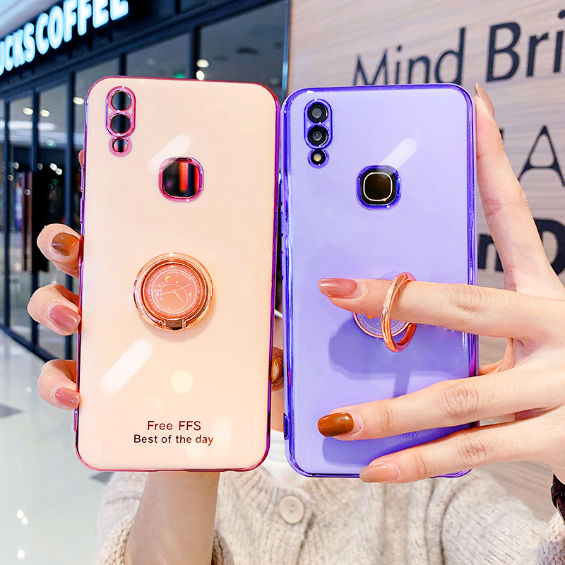 适用vivoY85/A/Y89手机壳+钢化膜