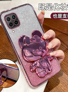 适用华为Nova6SE手机壳nove钢化膜nava带支架novo新款JNY一AL10硅胶es套note防摔navo全包noⅴa女6s男6e后壳n