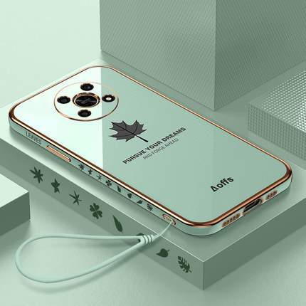 适用华为荣耀x30手机壳新款honorx30的全包防摔honor硅胶保护30x套女钢x化膜an00带挂绳anyan高级感叉三零x3o