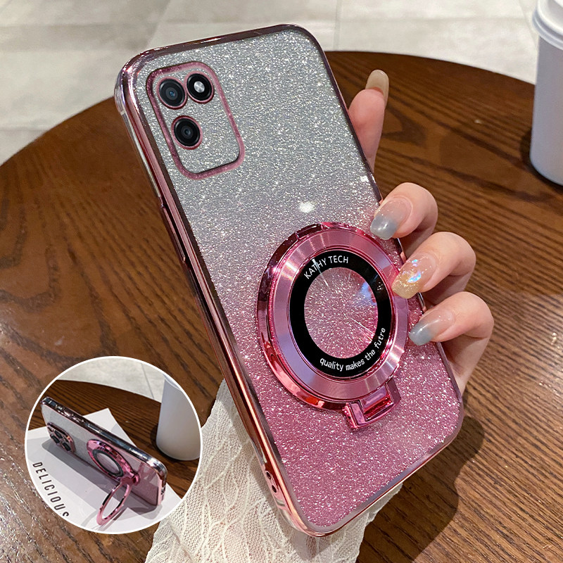 适用真我v11带支架全包防摔创意