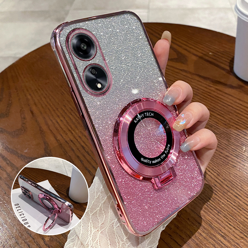 适用OPPOA15G带支架防摔全包