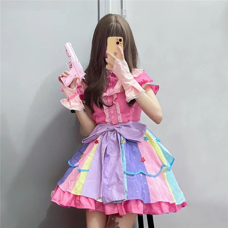 和平精英cosplay女装 天使彩虹糖cos服动漫服装套装吃鸡游戏