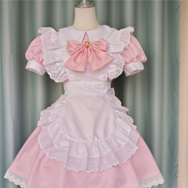 鹿目圆cos服日系女洛丽塔晓美焰cosplay可爱软妹连衣裙小圆女仆装